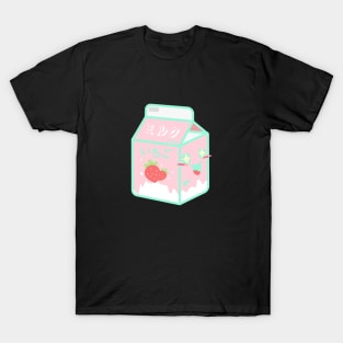 Kawaii Strawberry Milk T-Shirt